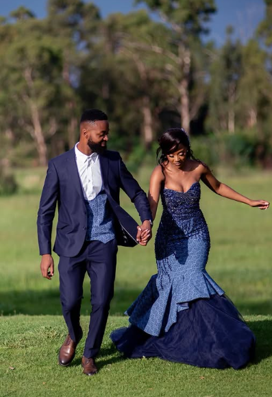 Gorgeous Mermaid Strapless Navy Tulle Beaded Long Prom Dress,Evening Dress GG1532