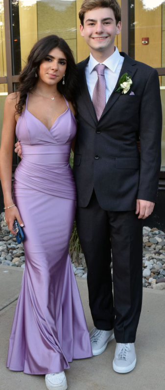 Elegant Mermaid Spaghetti Straps Lilac Satin Pleated Long Prom Dress,Evening Dress GG1599