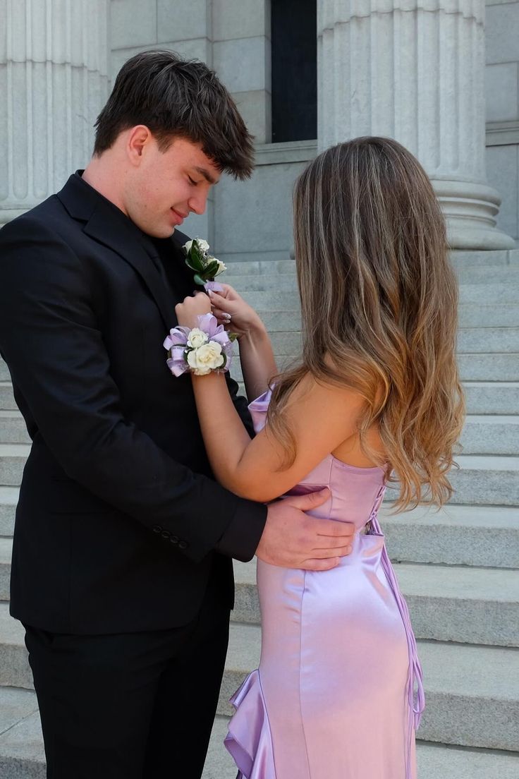 Elegant Mermaid Spaghetti Straps Lilac Satin Pleated Ruffles Slit Long Prom Dress,Evening Dress GG1681