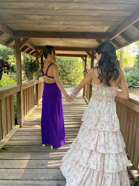 Fairy A Line Spaghetti Straps Chiffon Printing Floral Tiered Long Prom Dress,Evening Dress GG1852