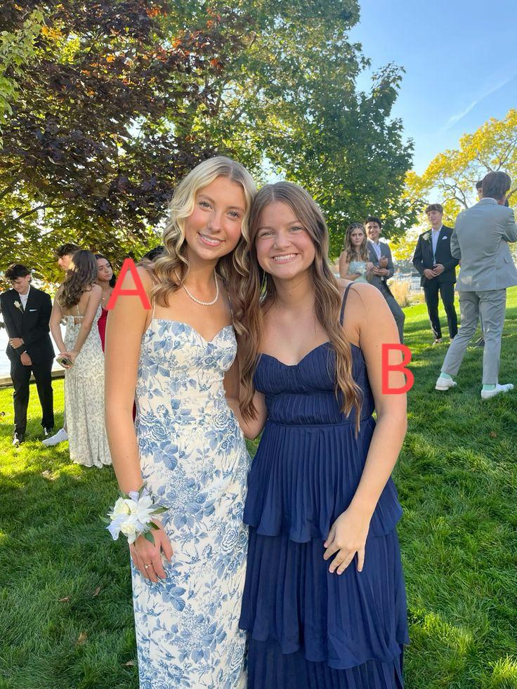 Pretty A Line Chiffon Printing Flower Long Prom Dress,Evening Dress GG1855