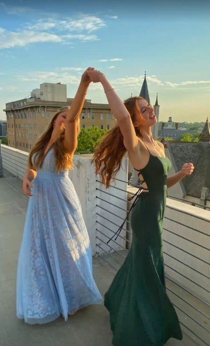 Elegant Mermaid Spaghetti Straps Dark Green Satin Long Prom Dress,Evening Dress GG1868