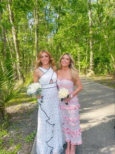 Beautiful A-line Crossover Neckline White Polka Dot Chiffon Long Prom Dress,Evening Dress GG1943