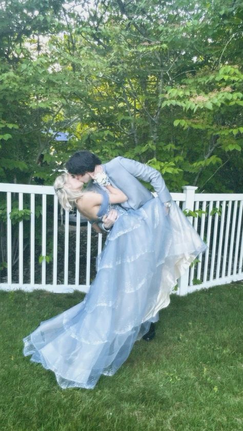 Fairy A Line Off The Shoulder Sky Blue Tulle Sequin Long Prom Dress,Evening Dress GG1960