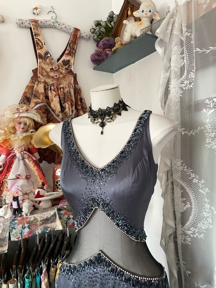 Charming Mermaid V Neck Satin Beaded Long Prom Dress,Evening Dress GG2011