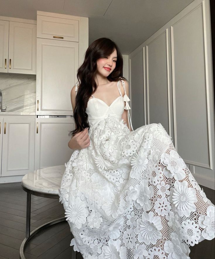 Unique A Line Spaghetti Straps White Tulle Applique Long Prom Dress,Evening Dress GG2110
