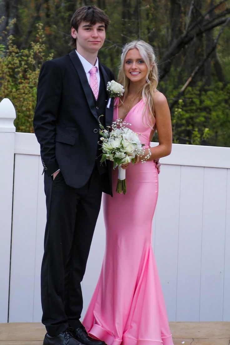 Pretty Mermaid Halter V Neck Satin Long Prom Dress,Evening Dress GG2131