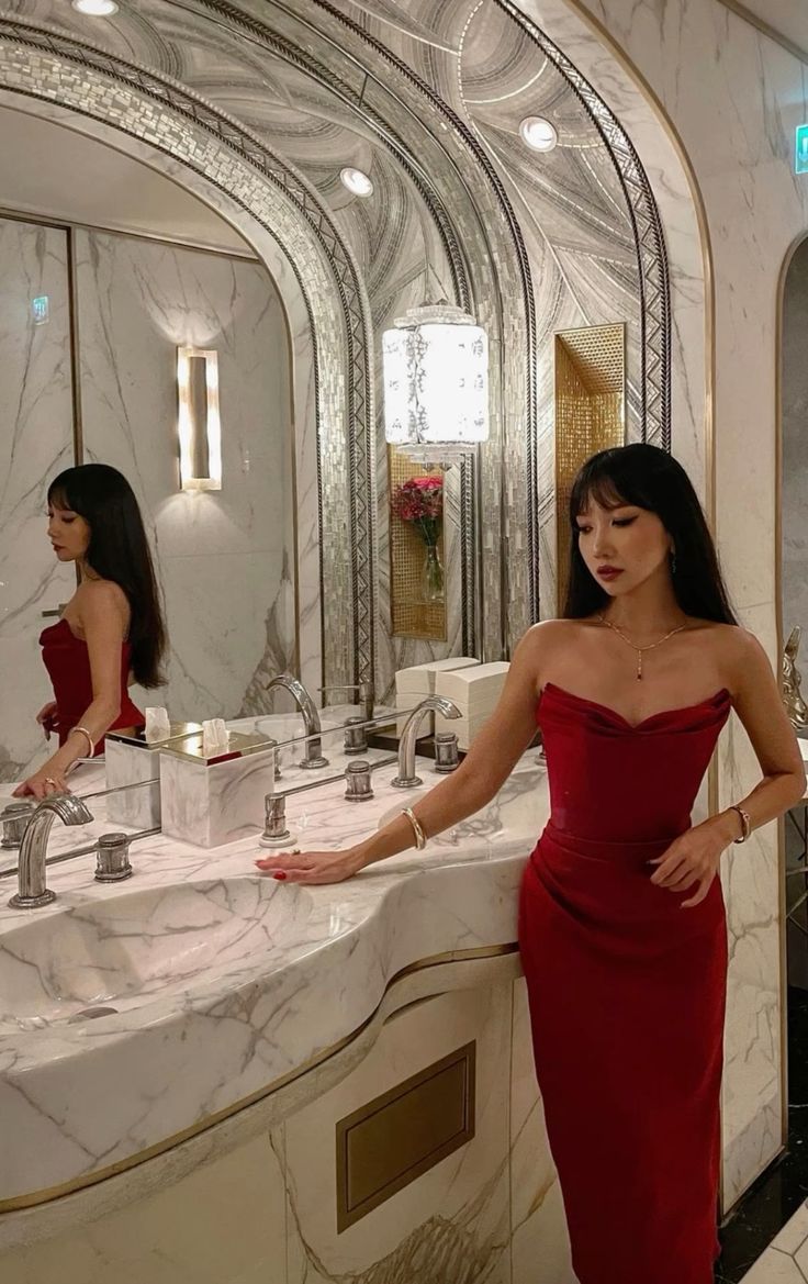 Elegant Mermaid Strapless Burgundy Satin Pleated Long Prom Dress,Evening Dress GG2138