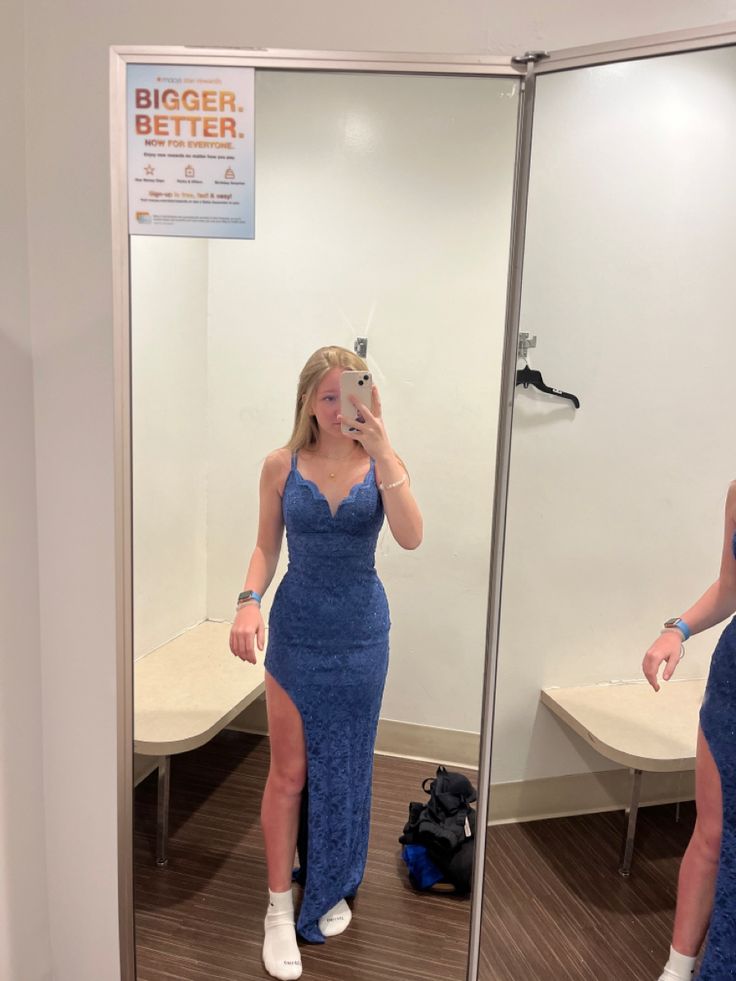 Elegant Mermaid Spaghetti Straps Satin Lace Slit Long Prom Dress,Party Dress,Evening Dress GG2197