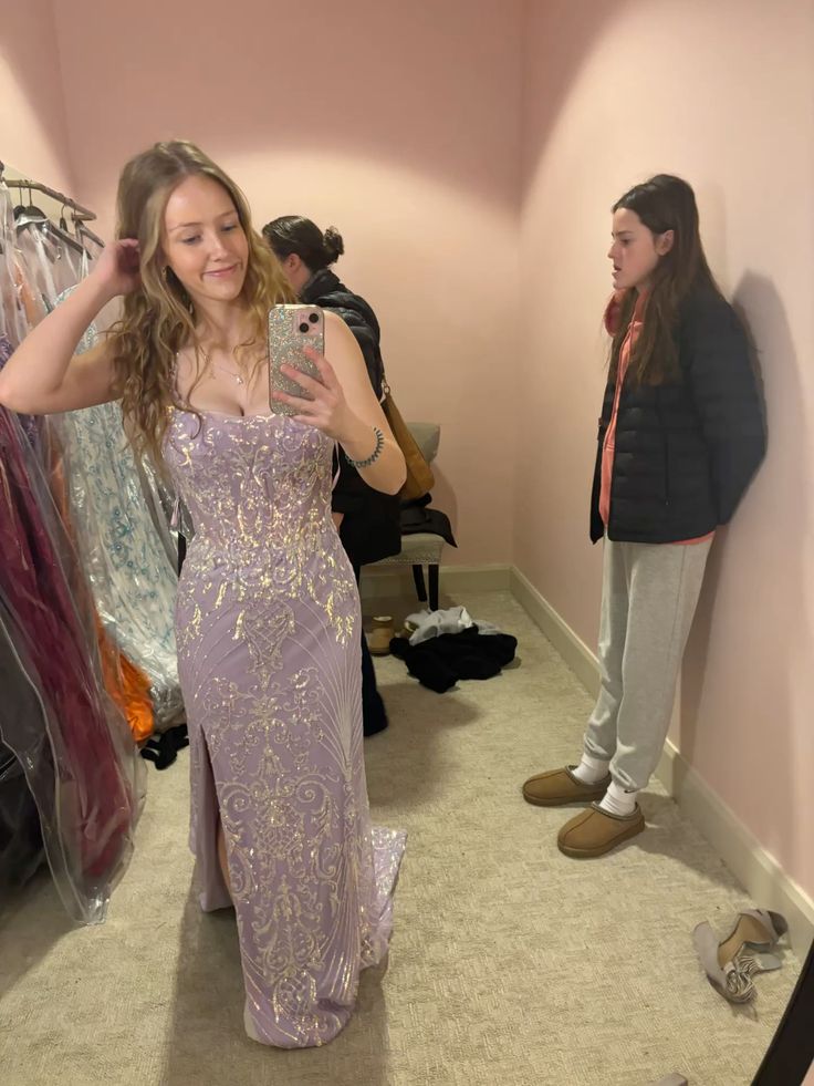 Classy Mermaid Spaghetti Straps Satin Applique Slit Long Prom Dress,Party Dress,Evening Dress GG2218