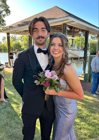 Classy Mermaid One Shoulder Satin Long Prom Dress,Party Dress,Evening Dress GG2220