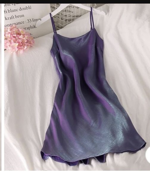 Sexy A Line Spaghetti Straps Silk Satin Short Prom Dress,Homecoming Dress,Evening Dress GG2249