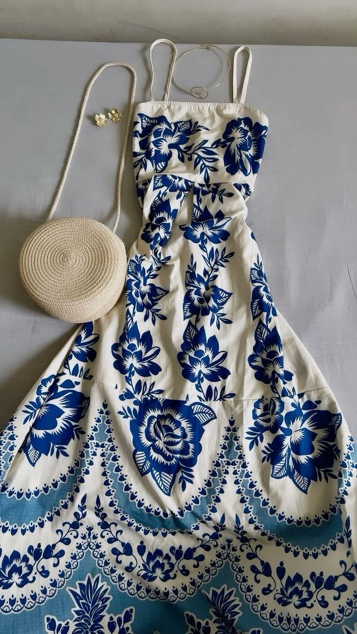 Unique A Line Spaghetti Straps Satin Printing Long Prom Dress,Party Dress,Evening Dress GG2251