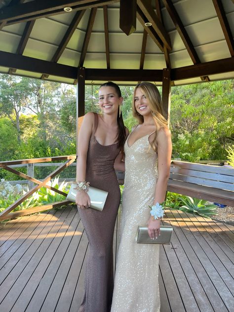 Stunning Mermaid Spaghetti Straps Brown Satin Sequin Long Prom Dress,Party Dress,Evening Dress GG2316