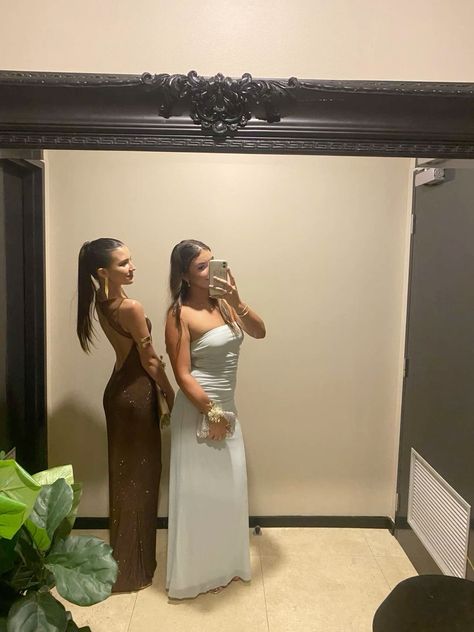 Stunning Mermaid Spaghetti Straps Brown Satin Sequin Long Prom Dress,Party Dress,Evening Dress GG2316
