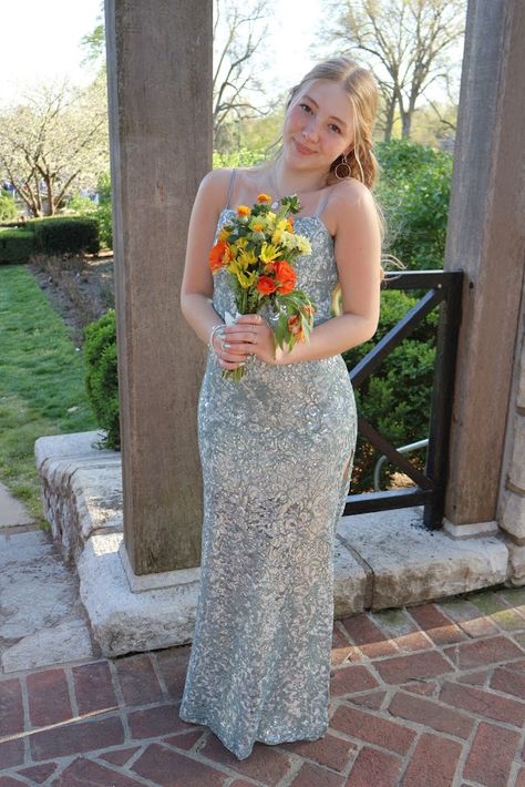 Gorgeous Mermaid Spaghetti Straps Sequin Slit Long Prom Dress,Party Dress,Evening Dress GG2402