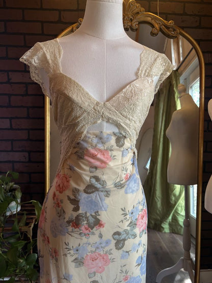 Classy Mermaid Sweetheart Chiffon Lace Printing Long Prom Dress, Party Dress, Evening Dress GG2427