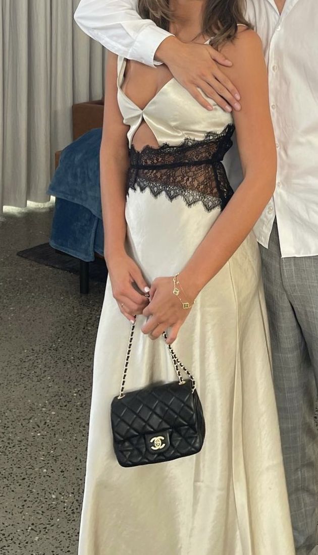 Chic A Line Spaghetti Straps Satin Lace Long Prom Dress, Party Dress, Evening Dress GG2455