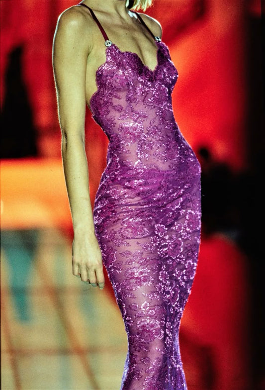 Sexy Mermaid Spaghetti Straps Purple Lace Applique Long Prom Dress, Party Dress, Evening Dress GG2463