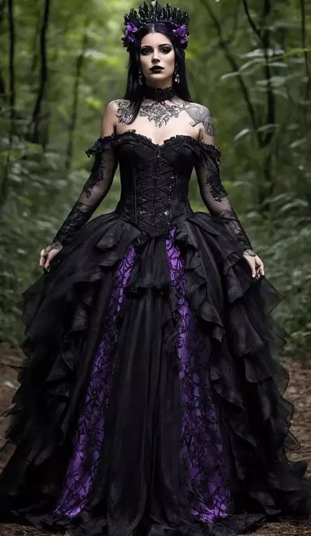 Vintage Ball Gown Off The Shoulder Satin Lace With Long Sleeves Long Prom Dress, Party Dress, Evening Dress GG2471