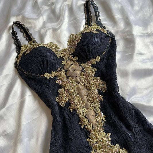 Unique Mermaid Spaghetti Straps Chiffon Lace Applique Long Prom Dress, Party Dress, Evening Dress GG2508