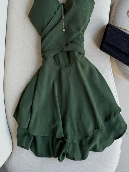 Classy A Line Spaghetti Straps Chiffon Short Prom Dress,Homecoming Dress,Birthday Dress GG2555