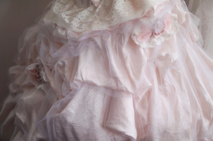 Stunning Ball Gown Strapless Satin Tulle Lace Flowers Long Prom Dress, Party Dress, Evening Dress GG2578