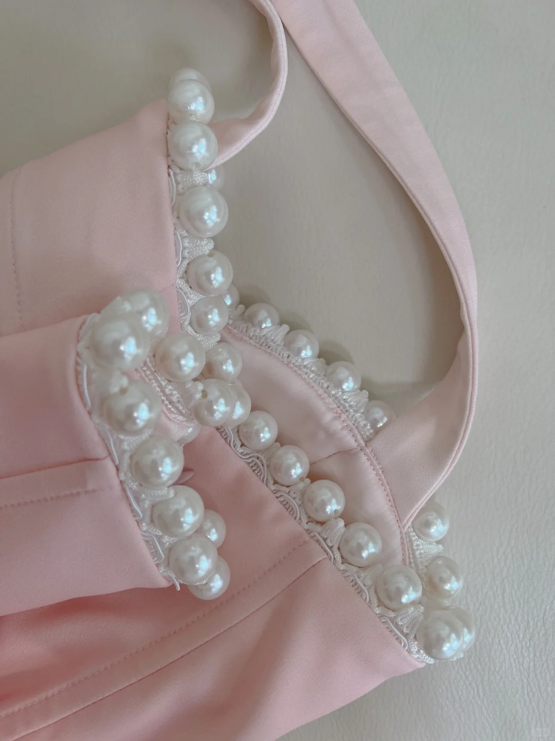 Cute A Line Halter Pink Satin Chiffon High-Low Long Prom Dress, Party Dress, Evening Dress GG2582