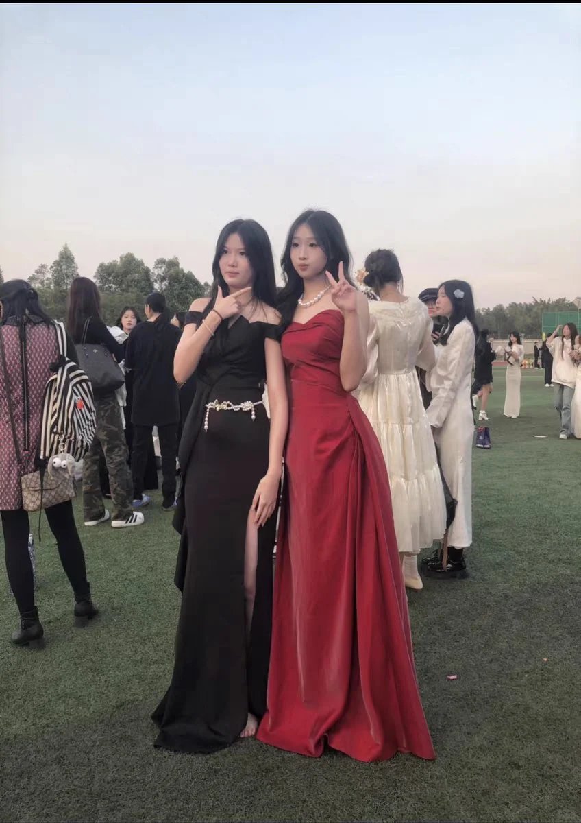 Classy Mermaid Strapless Burgundy Satin Long Prom Dress, Party Dress, Evening Dress GG2591