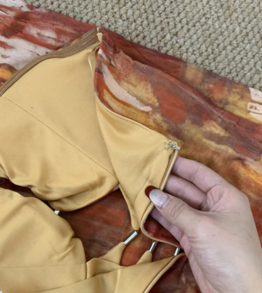 Charming Mermaid Strapless Chiffon Printing Slit Ruffles Long Prom Dress, Party Dress, Evening Dress GG2600