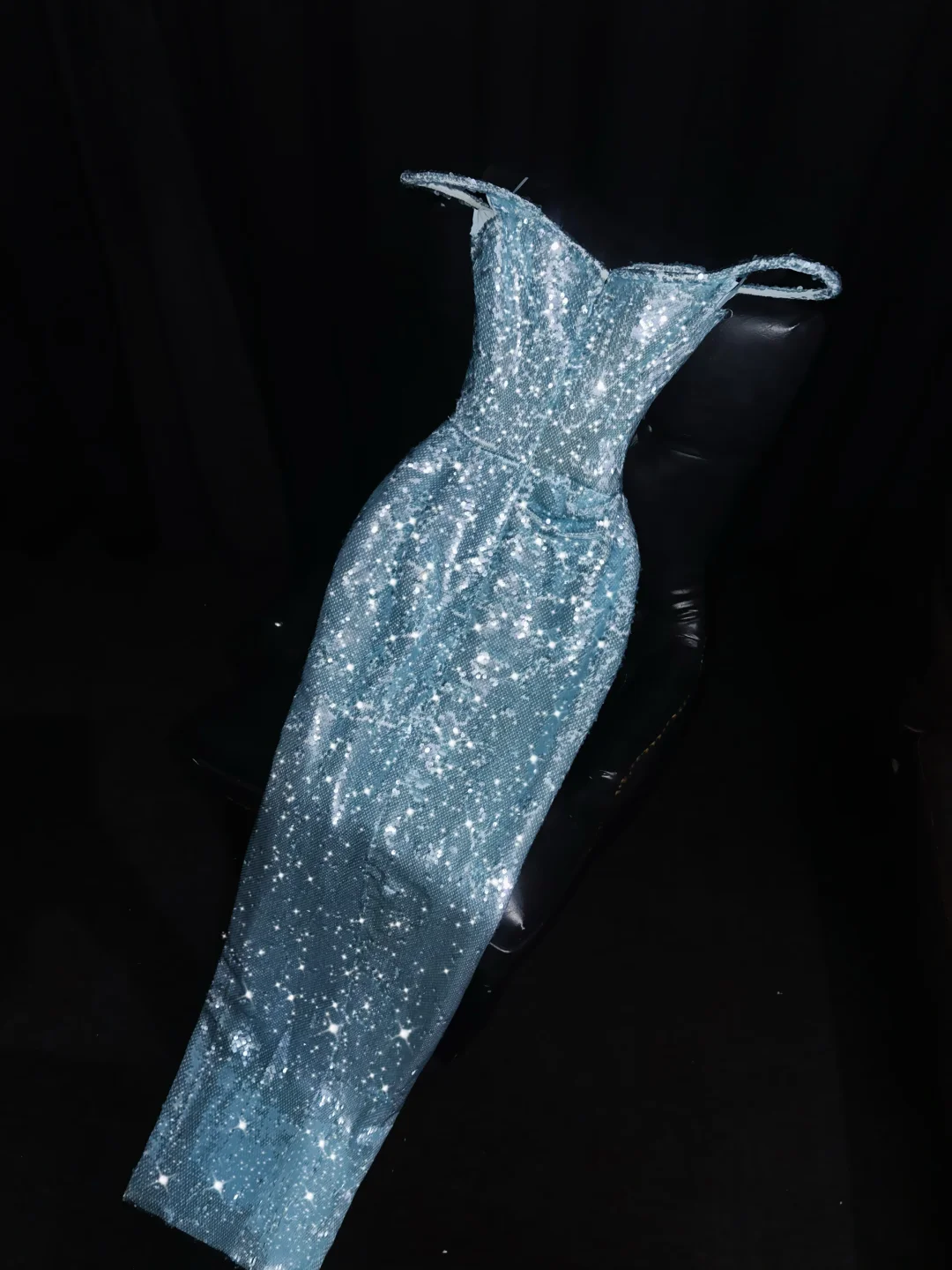 Sparkly Mermaid Off The Shoulder Sequin Long Prom Dress, Party Dress, Evening Dress GG2610