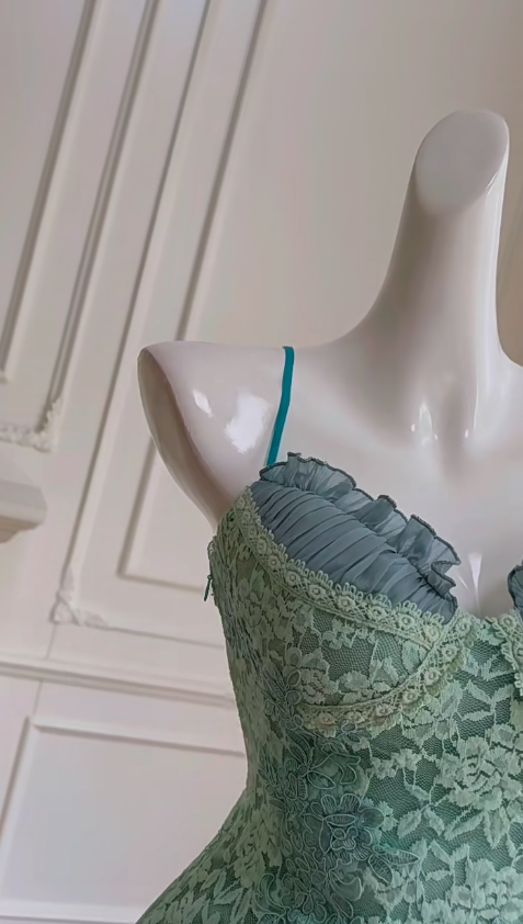 Chic A Line Spaghetti Straps Tulle Lace Short Prom Dress,Homecoming Dress,Birthday Dress GG2614