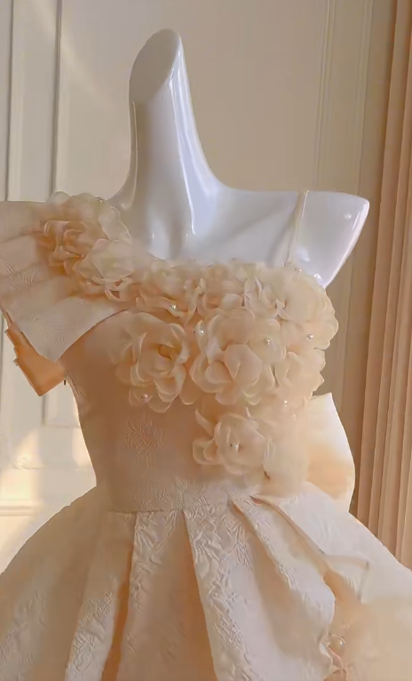 Cute A Line Spaghetti Straps Satin Back With Bow Short Prom Dress,Homecoming Dress,Birthday Dress GG2618