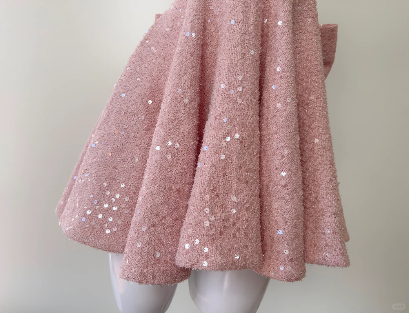 Cute A Line Spaghetti Straps Pink Satin Sequin Back With Bow Short Prom Dress,Homecoming Dress,Birthday Dress GG2621