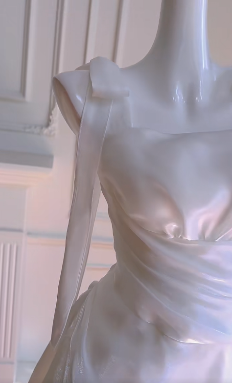 Pretty A Line Square White Silk Satin Short Prom Dress,Homecoming Dress,Birthday Dress GG2623