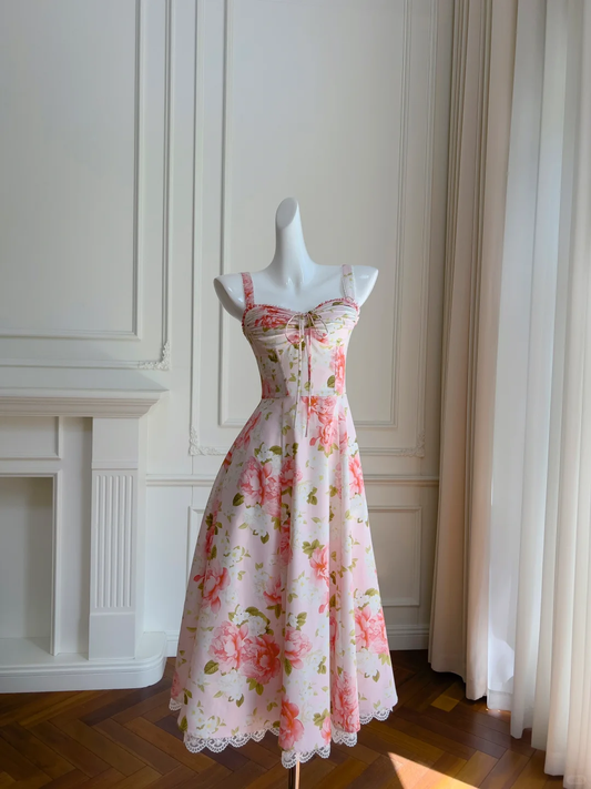 Pretty A Line Sweetheart Chiffon Printing Long Prom Dress, Party Dress, Evening Dress GG2636