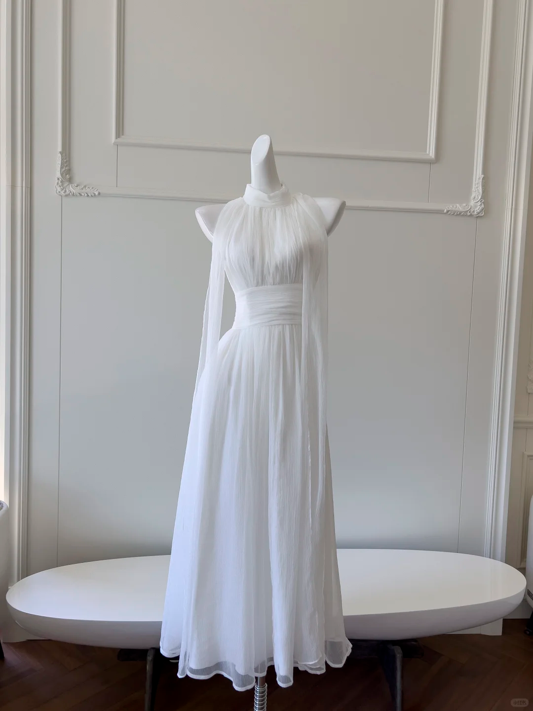 Chic A Line Halter Chiffon Long Prom Dress, Party Dress, Evening Dress GG2643