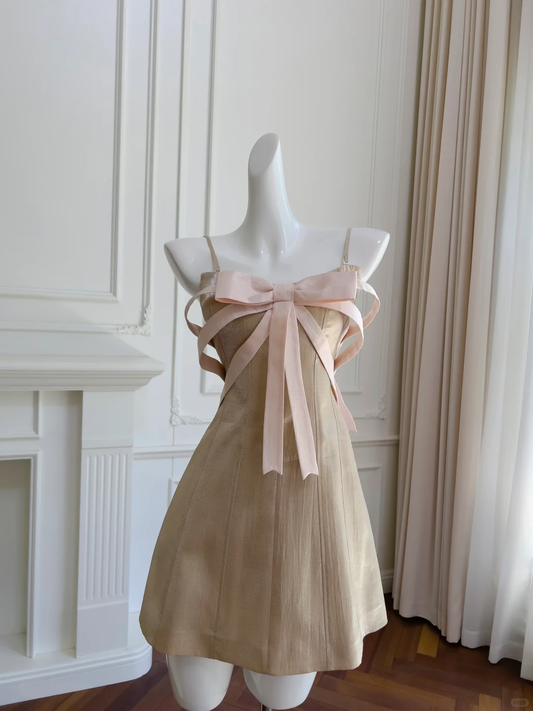 Unique A Line Spaghetti Starps Satin Short Prom Dress,Homecoming Dress,Birthday Dress GG2651