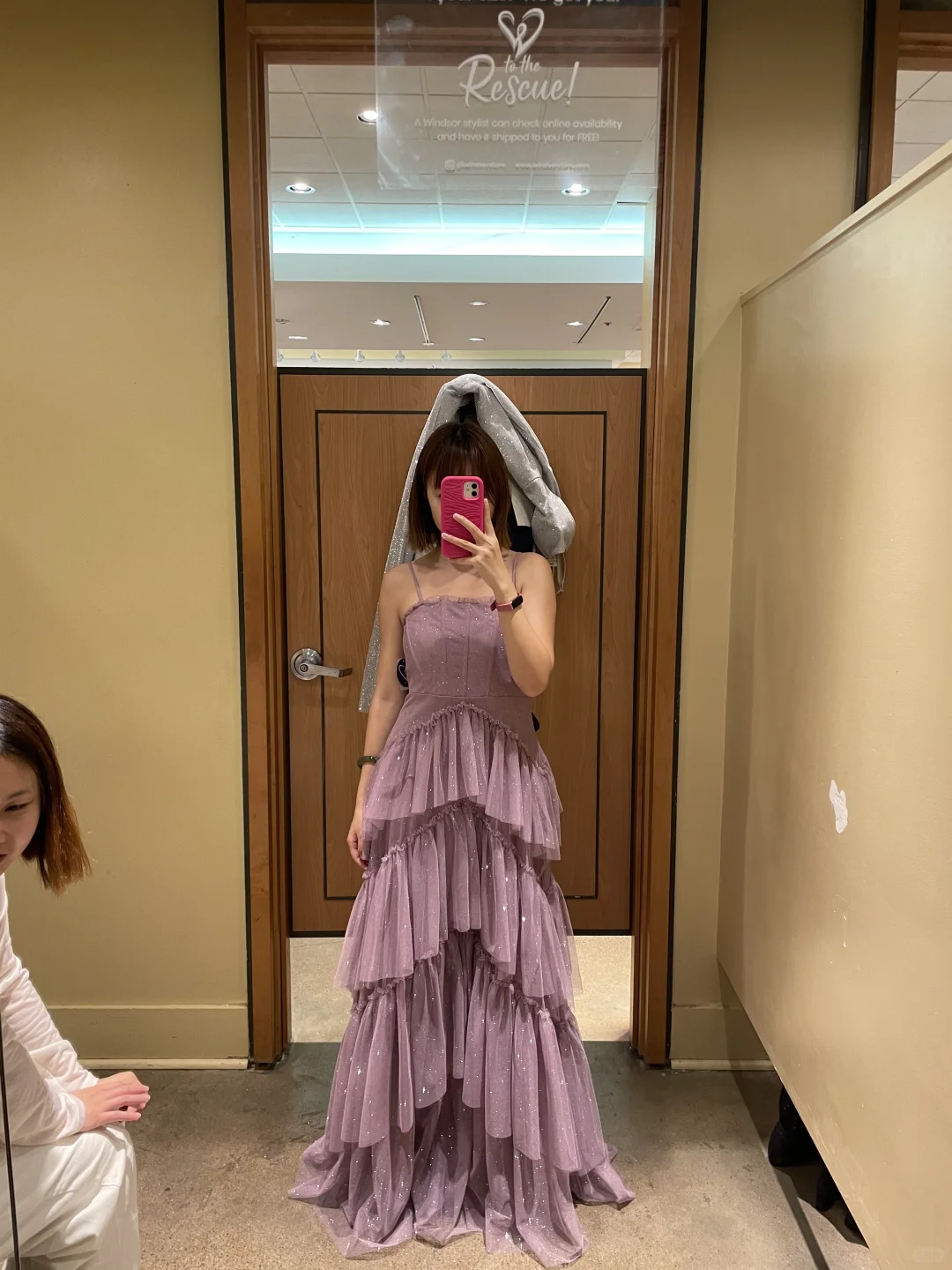 Classy A Line Spaghetti Straps Dusty Purple Satin Tulle Tiered Long Prom Dress, Party Dress, Evening Dress GG2736