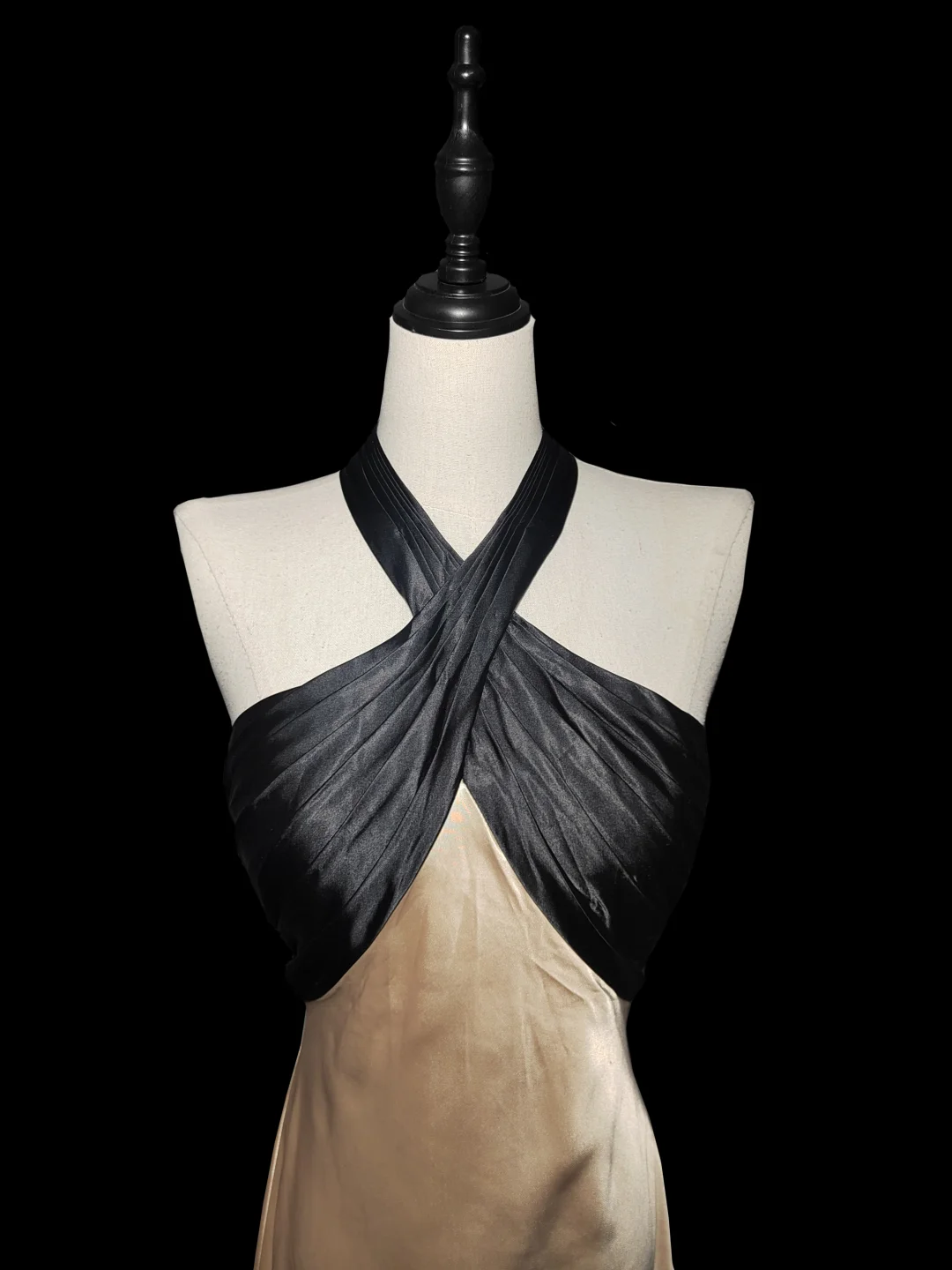 Vintage Mermaid Halter Satin Backless  Long Prom Dress, Party Dress, Evening Dress GG2740