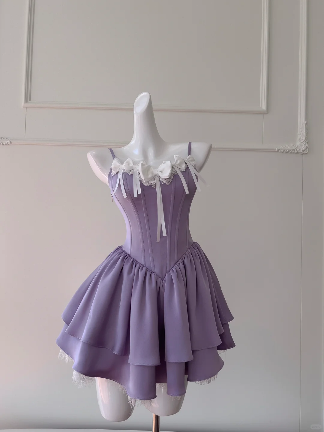 Elegant A Line Spaghetti Straps Purple Satin Short Prom Dress,Homecoming Dress,Birthday Dress GG2753