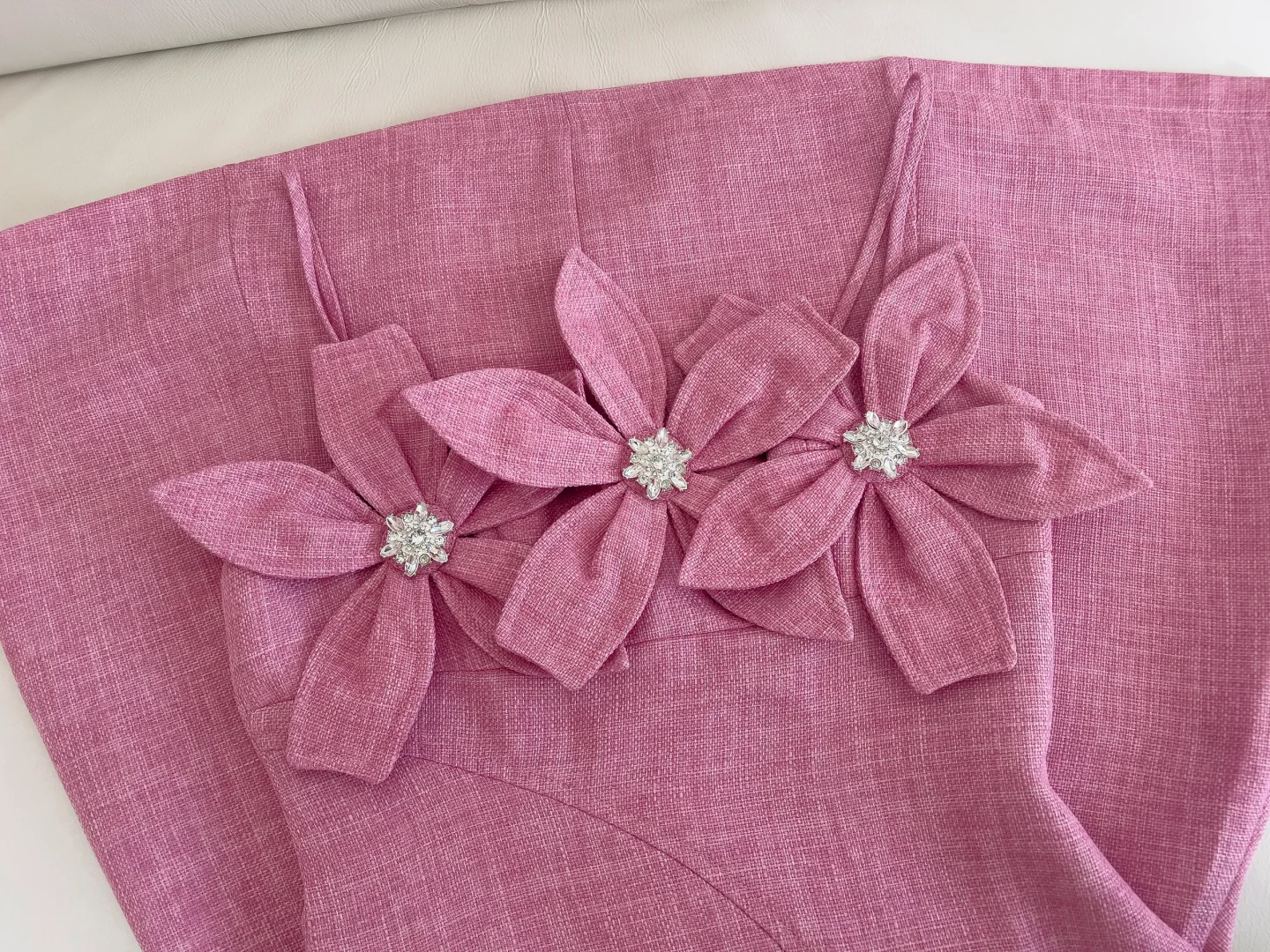 Elegant A Line Spaghetti Straps Satin Flowers Short Prom Dress,Homecoming Dress,Birthday Dress GG2778