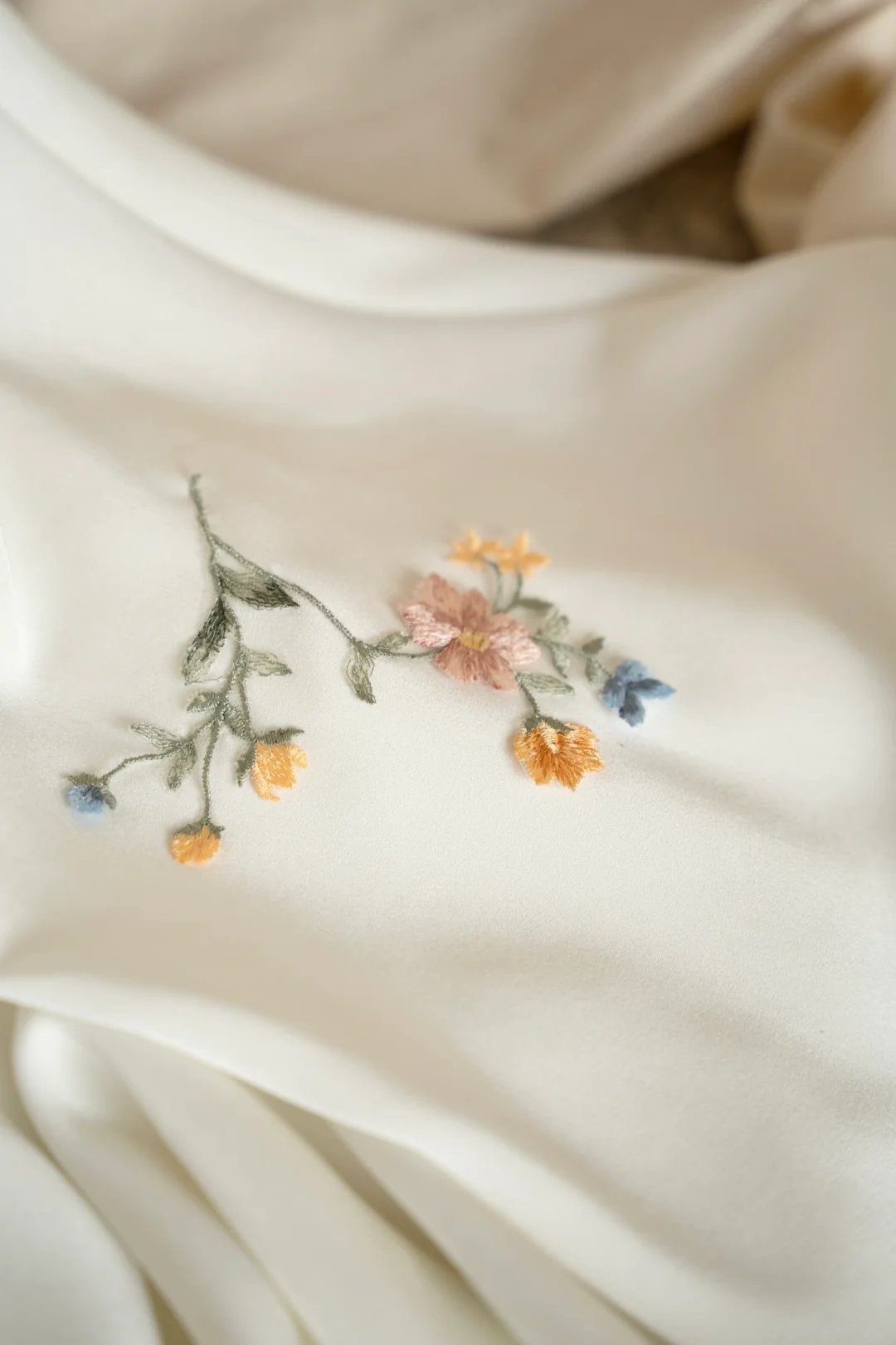 Fairy A Line Spaghetti Straps Satin Applique Long Prom Dress, Party Dress, Evening Dress GG2822