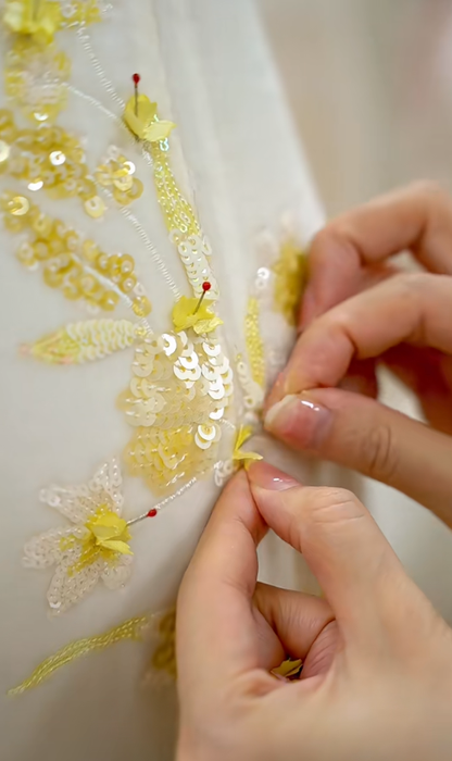 Classy Mermaid Square Satin Sequin Long Prom Dress, Party Dress, Evening Dress GG2824