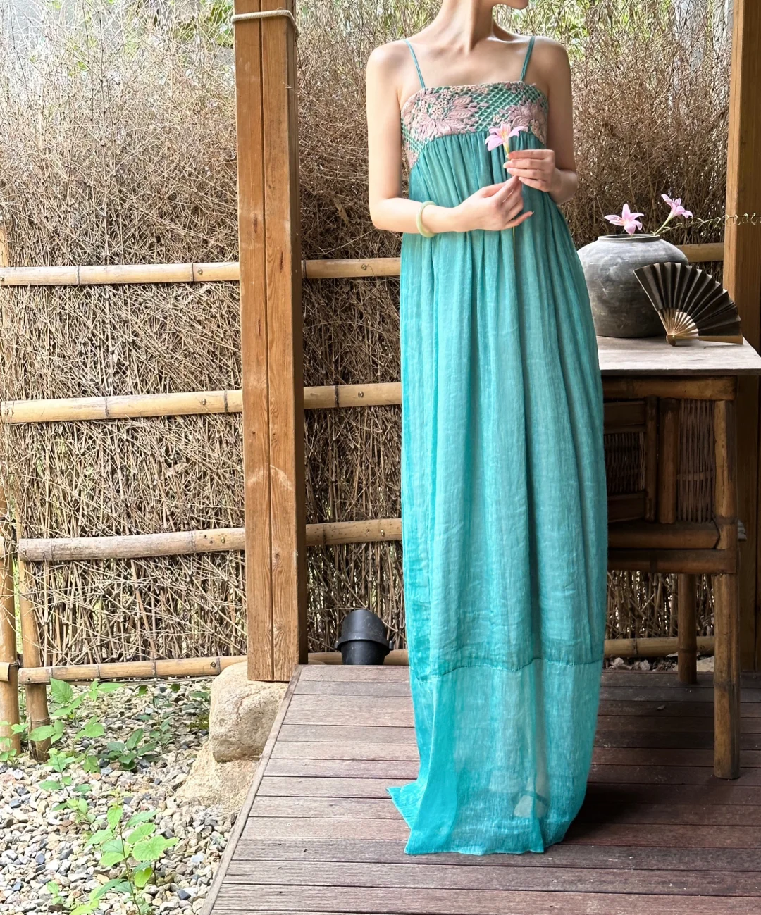 Classy Spaghetti Straps Light Blue Satin Long Prom Dress, Party Dress, Evening Dress GG2837