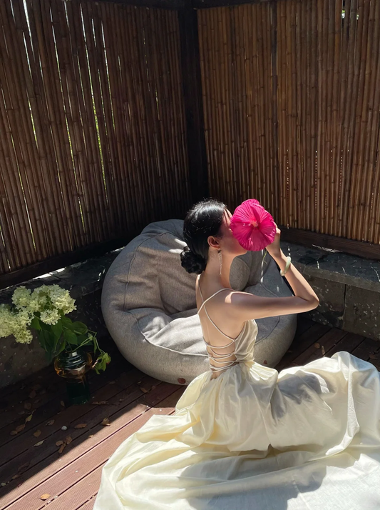 Pretty A Line Spaghetti Straps Chiffon Backless Long Prom Dress, Party Dress, Evening Dress GG2852