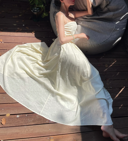 Pretty A Line Spaghetti Straps Chiffon Backless Long Prom Dress, Party Dress, Evening Dress GG2852