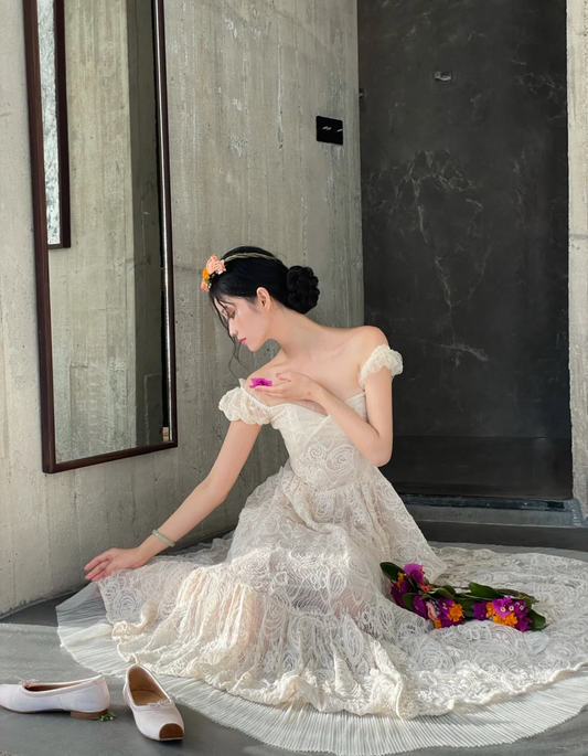 Classy A Line Off The Shoulder Lace Long Prom Dress, Party Dress, Evening Dress GG2856