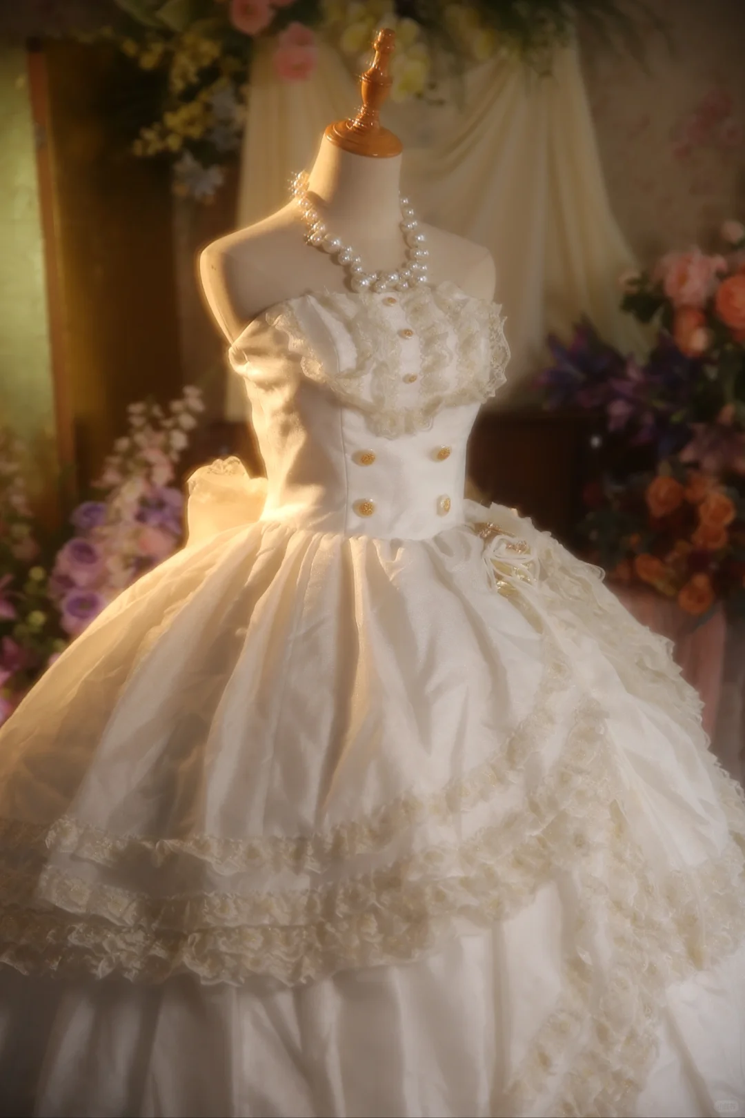 Vintage Ball Gown Strapless Satin Long Prom Dress, Party Dress, Evening Dress GG2867