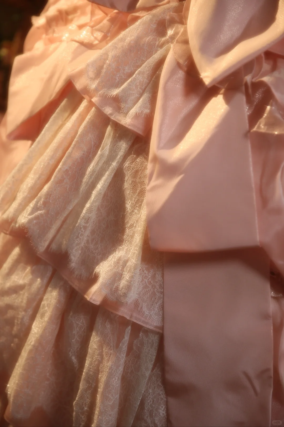 Pretty Ball Gown Strapless Pink Satin Lace Long Prom Dress, Party Dress, Evening Dress GG2870